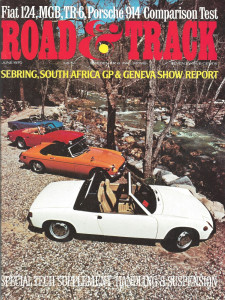 ROAD & TRACK 1970 JUNE - AMX/3, SONETT III, CAPRI